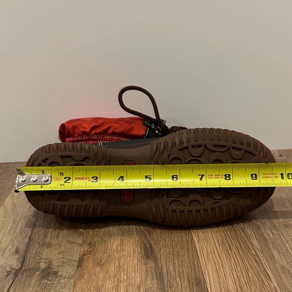 Like New - Coach Red and Black Lace Up Snow Boots - Picture 10 of 10